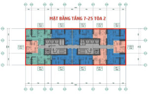 Mặt bằng Sun Grand City Cầu Giấy toà 1