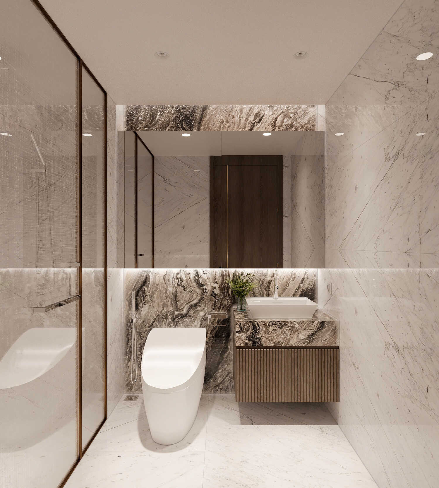 Nội thất bàn giao Sun Grand City Cầu Giấy