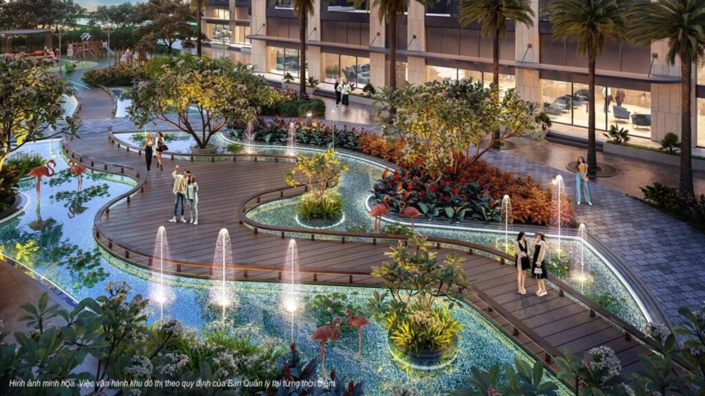 Tiện ích Sun Grand City Cầu Giấy – Chuẩn sống đỉnh cao giữa lòng Thủ đô 29 Công viên và vườn dạo bộ tại Sun Grand City Cầu Giấy