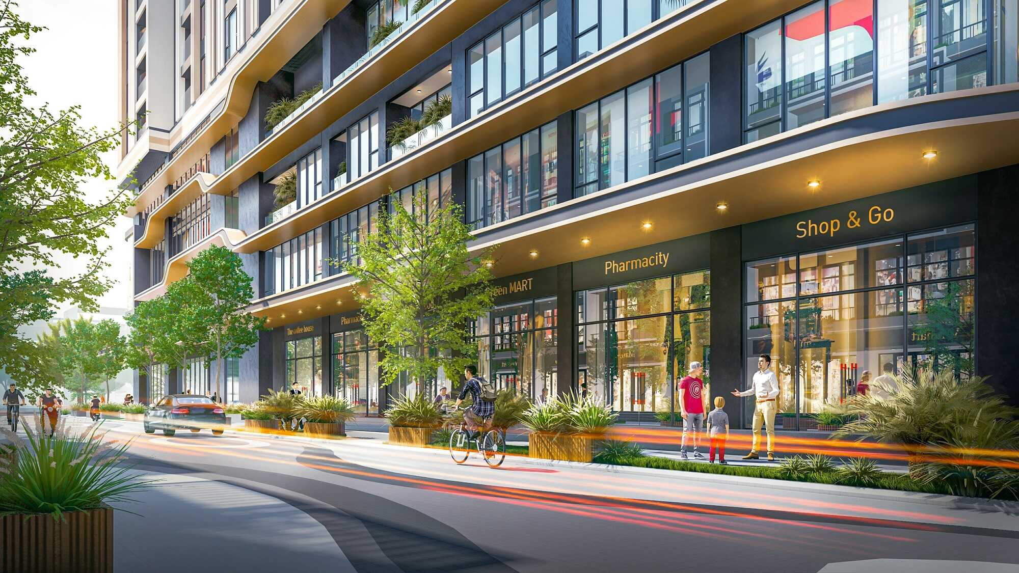 Trung tâm thương mại sầm uất tại Sun Feliza Suites (Sun Grand City Cầu Giấy)